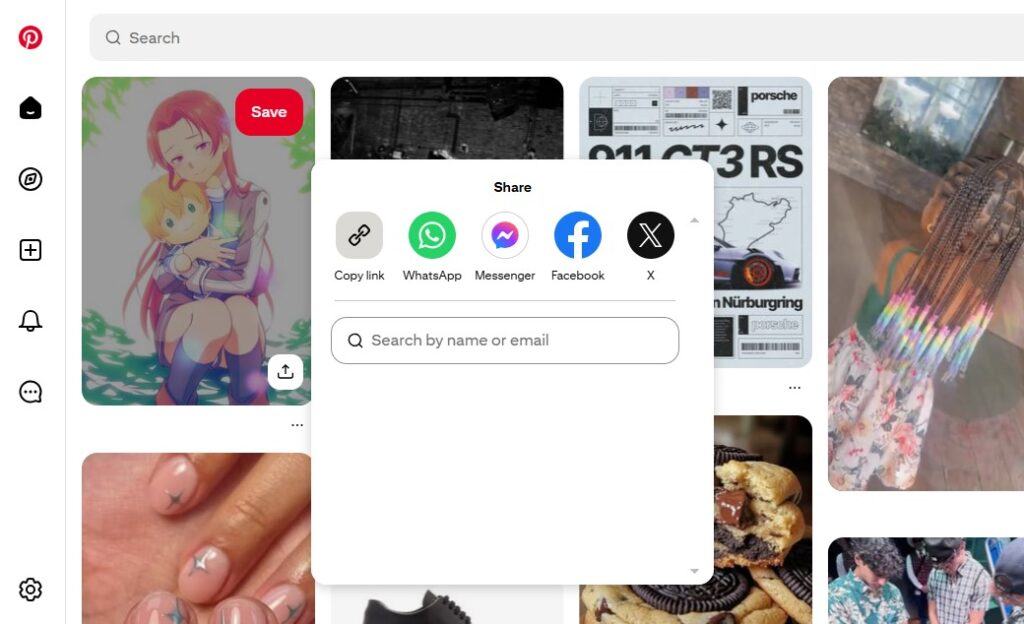 How to Copy My Pinterest Link