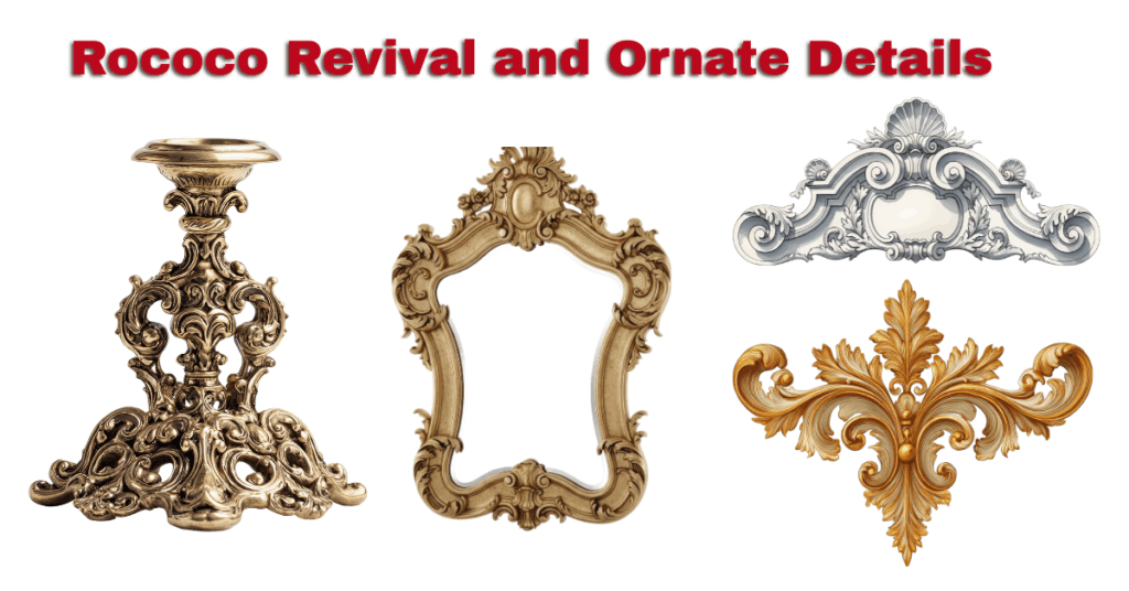 Rococo Revival and Ornate Details on pinterest