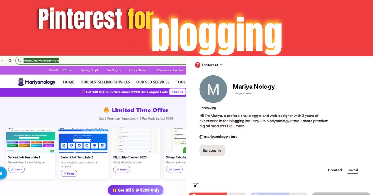 pinterest for blogging